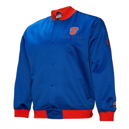 NY Knicks OG 3.0 Lightweight Blue Satin Jacket NY Knicks OG 3.0 Lightweight Blue Satin Jacket