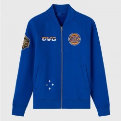 NY Knicks Royal Fleece Jacket – Owl Edition 