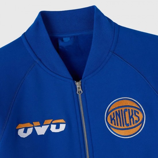 NY Knicks Royal Fleece Jacket – Owl Edition