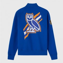 NY Knicks Royal Fleece Jacket – Owl Edition NY Knicks Royal Fleece Jacket – Owl Edition
