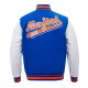 NY Knicks Script Tail Classic Rib Varsity Jacket NY Knicks Script Tail Classic Rib Varsity Jacket