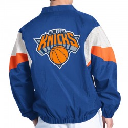NY Knicks Yard Line Blue Full-Zip Jacket