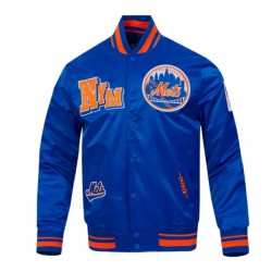 NY Mets Best of Classic Rib Satin Jacket