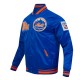 NY Mets Best of Classic Rib Satin Jacket NY Mets Best of Classic Rib Satin Jacket