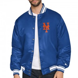 NY Mets Home Plate Printed Graphic Jacket