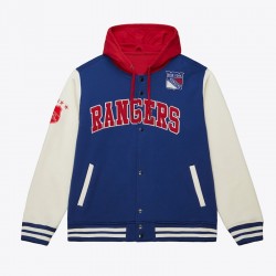 NY Rangers Rinkside Varsity Fleece Jacket