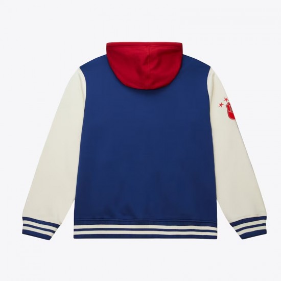 NY Rangers Rinkside Varsity Fleece Jacket NY Rangers Rinkside Varsity Fleece Jacket