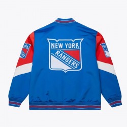 NY Rangers Throw It Back Heavyweight Satin Jacket