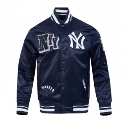 NY Yankees Best of Classic Rib Satin Jacket
