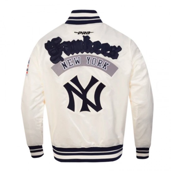 NY Yankees Best of Classic Rib Satin Jacket