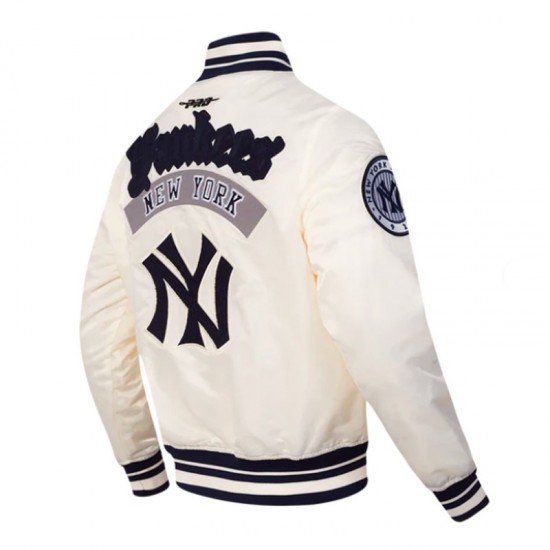 NY Yankees Best of Classic Rib Satin Jacket