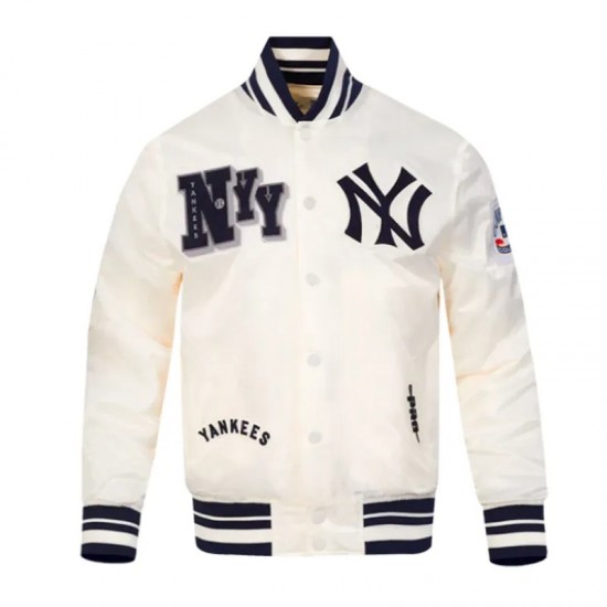 NY Yankees Best of Classic Rib Satin Jacket