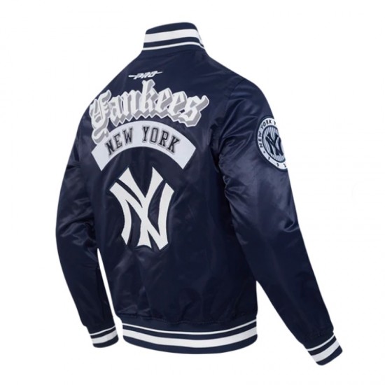 NY Yankees Best of Classic Rib Satin Jacket