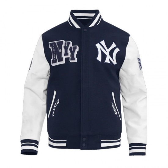 NY Yankees Best of Classic Rib Varsity Jacket NY Yankees Best of Classic Rib Varsity Jacket