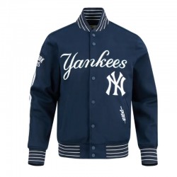 NY Yankees Current Logo Game Day Navy Jacket