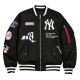 NY Yankees Full-Zip Green Bomber Jacket