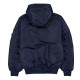 NY Yankees Historic L-2B Hooded Bomber Jacket NY Yankees Historic L-2B Hooded Bomber Jacket