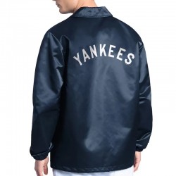 NY Yankees Point Man Coaches Navy Jacket NY Yankees Point Man Coaches Navy Jacket