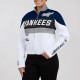 NY Yankees Racing Navy/White Full-Zip Jacket