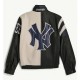 NY Yankees Retro Full Zip Leather Jacket NY Yankees Retro Full Zip Leather Jacket