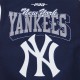 NY Yankees Team Badge Classic Rib Varsity Jacket