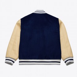 NY Yankees Team Traditions Varsity Wool/Leather Jacket