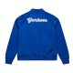 NY Yankees Throwback Graphics Blue Satin Jacket NY Yankees Throwback Graphics Blue Satin Jacket