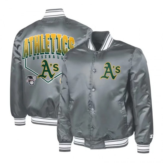 Oakland Athletics Home Plate Printed Graphic Jacket