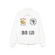 Off-White Rhino Real Leather White Varsity Jacket Off-White Rhino Real Leather White Varsity Jacket