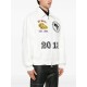 Off-White Rhino Real Leather White Varsity Jacket Off-White Rhino Real Leather White Varsity Jacket