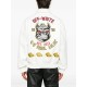 Off-White Rhino Real Leather White Varsity Jacket Off-White Rhino Real Leather White Varsity Jacket