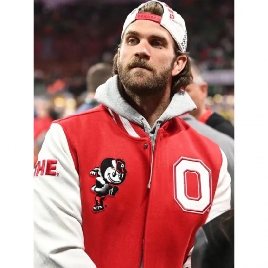 Ohio State Bryce Harper Varsity Jacket Ohio State Bryce Harper Varsity Jacket