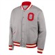 Ohio State Buckeyes Legacy Gray Bomber Jacket Ohio State Buckeyes Legacy Gray Bomber Jacket