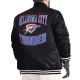 Oklahoma City Thunder Adaptive Bold Logo Varsity Satin Jacket