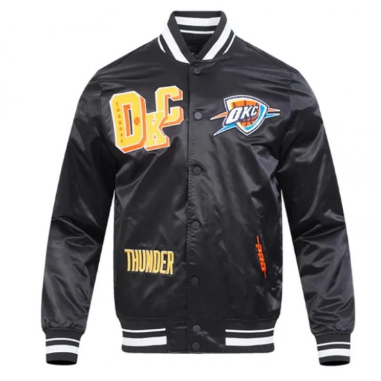 Oklahoma City Thunder Best of Classic Rib Satin Jacket