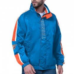 Oklahoma City Thunder Freestyle Blue Lightweight Full-Zip Jacket