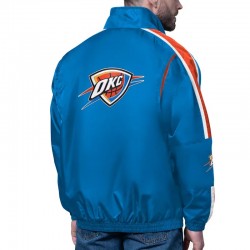 Oklahoma City Thunder Freestyle Blue Lightweight Full-Zip Jacket