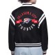 Oklahoma City Thunder Printed Logo Varsity Satin Jacket Oklahoma City Thunder Printed Logo Varsity Satin Jacket