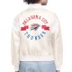 Oklahoma City Thunder Printed Logo Varsity Satin Jacket Oklahoma City Thunder Printed Logo Varsity Satin Jacket