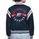 Oklahoma City Thunder Printed Logo Varsity Satin Jacket Oklahoma City Thunder Printed Logo Varsity Satin Jacket