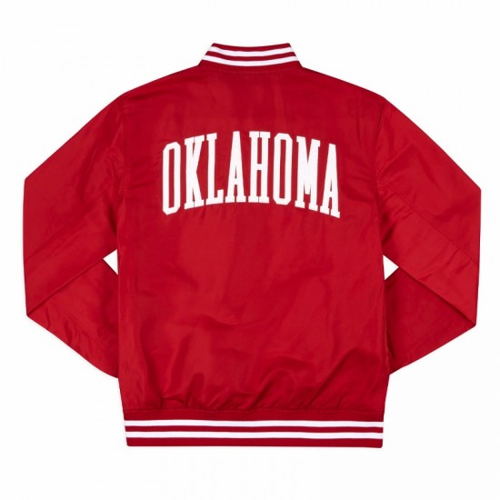 Oklahoma Sooners Arched Crimson Bomber Jacket