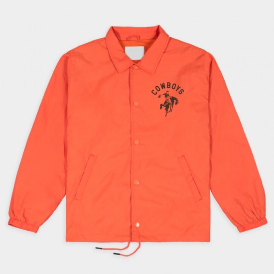 Oklahoma State Cowboys Retro Logo Coaches Jacket Oklahoma State Cowboys Retro Logo Coaches Jacket