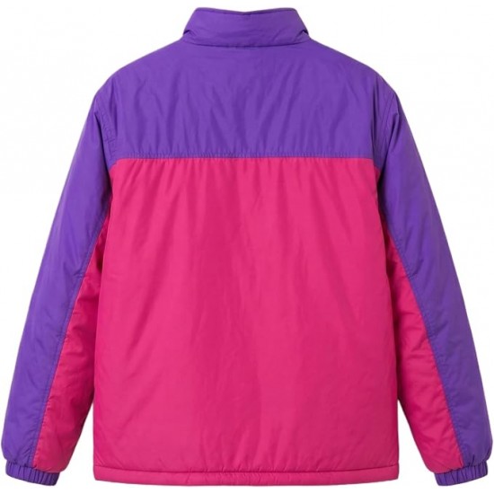 Oliver Tree 90s Retro Colorblock Windbreaker Jacket front view jacket