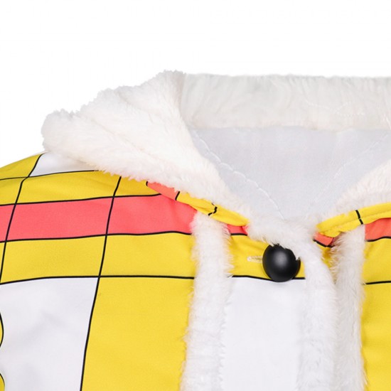 One Piece Season 2 Luffy Yellow Coat Outfit Halloween Carnival Party Cosplay Costume