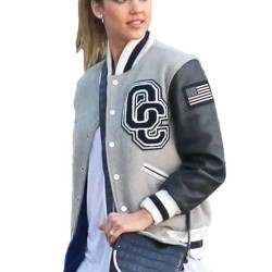 Opening Ceremony Jessica Alba Wool Varsity Jacket