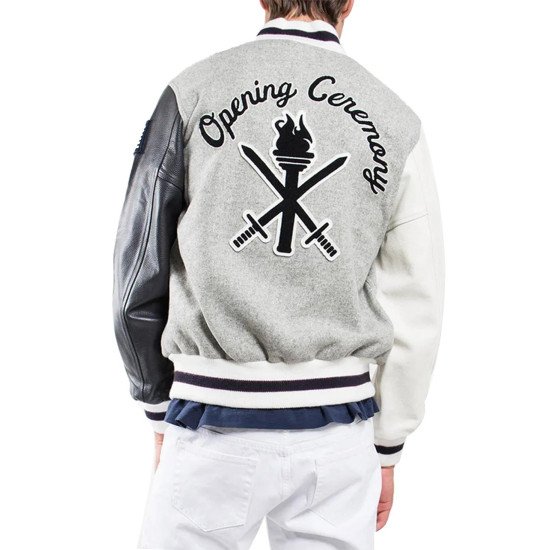 Opening Ceremony Jessica Alba Wool Varsity Jacket Opening Ceremony Jessica Alba Wool Varsity Jacket