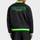 Oregon Ducks Legacy Bomber Black Full-Snap Satin Jacket Oregon Ducks Legacy Bomber Black Full-Snap Satin Jacket