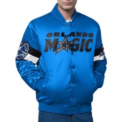 Orlando Magic Triple Option Varsity Satin Jacket