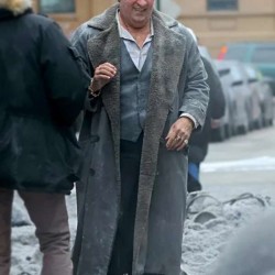 Oswald Cobblepot The Penguin Shearling Leather Coat Oswald Cobblepot The Penguin Shearling Leather Coat