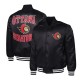Ottawa Senators Adaptive Bold Logo Varsity Satin Jacket